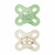 MAM 2 Start Pure Silicone Soothers Planet Love Green 0-2M S306