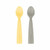 MinikOiOi 2 Scooper Spoons Mellow Yellow/Powder Grey 261101140015