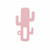 MinikOiOi Cactus Teether Pinky Pink 261101090002