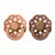 BIBS 2 Boheme Round Latex Dummies Peach/Woodchuck 6-18M