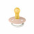 BIBS 2 Chupetas Colour Glow Látex Redonda Vanilla/Blush 6-18M