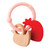Nattou Rattle Teether Silicone Strawberry 11879606