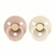 BIBS 2 Colour Round Latex Dummies Blush/Ivory 6-18M