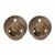 BIBS 2 Colour Round Latex Dummies Dark Oak/Dark Oak 0-6M