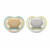 Philips AVENT 2 Ultra Air Soothers Beige/Grey 0-6M SCF085/15