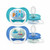 Philips AVENT 2 Chupetas Ultra Air Happy Azul Verde 6-18M SCF080/03