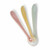 Saro 3 Colheres de Silicone Rosa 52202