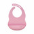 Saro Silicone Bib with Pocket Pink 17482