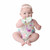 Saro Teething Mitten Pink 21073