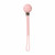 Saro Pink Braided Silicone Soother Clip 14423