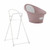 Shnuggle Banheira Ergonómica Blossom + Suporte Dobrável
