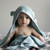 Shnuggle Toalha/Avental de Banho com Capuz Azul SHN-WTL-BLU