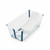 Stokke Flexi Bath + Newborn Support Transparent Blue