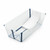 Stokke Flexi Bath XL + Newborn Support Transparent Blue
