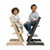 Stokke Cadeira de Papa Tripp Trapp Madeira de Faia Storm Grey 100125