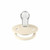 BIBS 2 Chupetas De Lux Silicone Redonda Ivory/Baby Pink 0-3 Anos