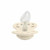 BIBS 2 Chupetas Infinity Silicone Anatómica Ivory/Sage 6-18M