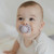 BIBS 2 Chupetas Infinity Silicone Simétrica Blossom/Dusky Lilac 6-18M