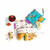Tidy Tot Pacotes Reutilizáveis Snack & Doodle Farmyard/Trains SNDFM