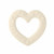 BIBS Baby Bitie Teether Heart Ivory +2M