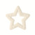 BIBS Baby Bitie Teether Star Ivory +2M