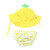 Zoocchini Swim Nappy & Hat Set Pineapple 6-12M ZOO-006-026/M