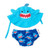 Zoocchini Swim Nappy & Hat Set Shark 6-12M ZOO-006-001