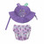 Zoocchini Swim Nappy & Hat Set Hippo 6-12M ZOO-006-018/M
