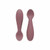 ezpz Pack of 2 Tiny Spoons Mauve EUSSM001