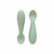 ezpz Pack of 2 Tiny Spoons Nordic Green EUSSS001
