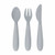 ezpz Pack of 3 Happy Utensils Nordic Grey EUHUP003
