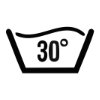 Lavar a uma temperatura até 30 graus