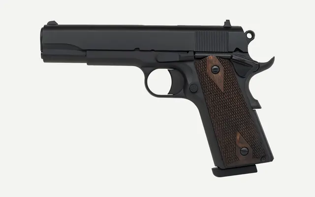 Tisas 1911A1 Stakeout 45, left side