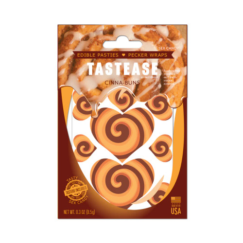 Tastease Cinnamon Roll Edible Pasties & Pecker Wraps