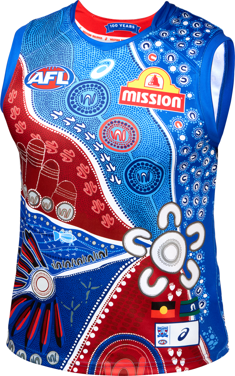 Western Bulldogs Asics 2025 First Nations Guernsey Adult