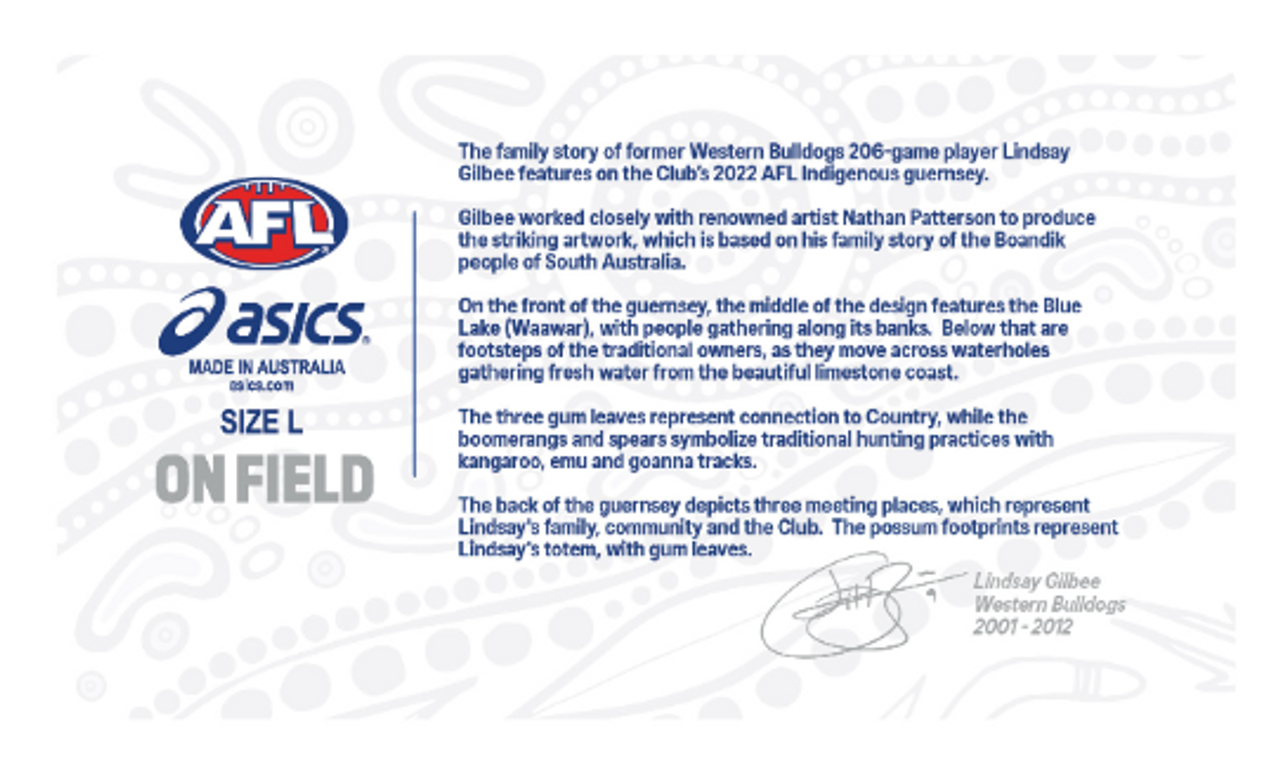 Western Bulldogs 2023 Youth Indigenous Guernsey – Gift Works