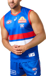Western Bulldogs Asics 2025 Home Allied Guernsey - Adult