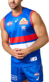 Western Bulldogs Asics 2025 Home Kapitol Guernsey - Adult Western Bulldogs Asics 2025 Home Kapitol Guernsey - Adult