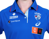 Western Bulldogs Asics 2026 AFLW Media Polo - Womens