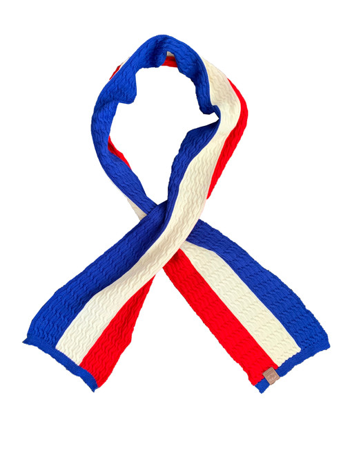 Western Bulldogs Wool Classic Cable Scarf