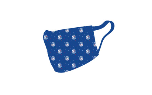 Western Bulldogs Pattern Face Mask 2 Pack Youth