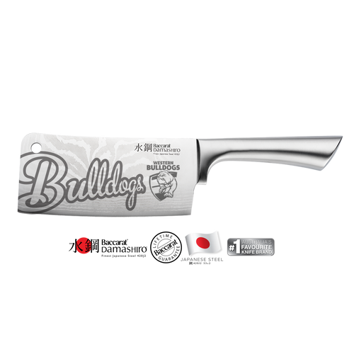 Western Bulldogs Baccarat Damashiro Cleaver 17cm