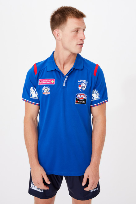 Western Bulldogs 2021 AFLW Mens Media Polo