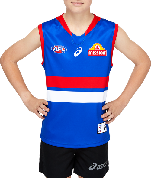 2021 Asics Western Bulldogs Home Guernsey - Youth
