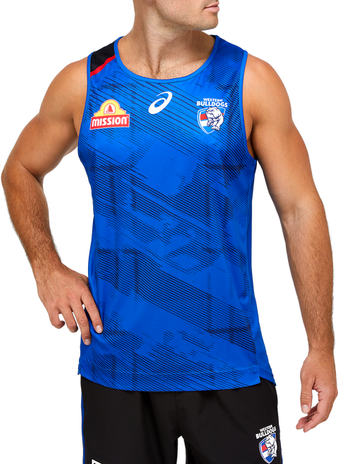 2021 Western Bulldogs Asics Training Singlet