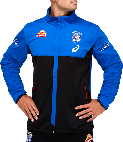 2021 Western Bulldogs Asics Travel Jacket