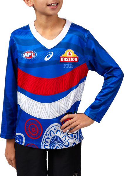 Western Bulldogs 2024 L/S Indigenous Guernsey - Youth