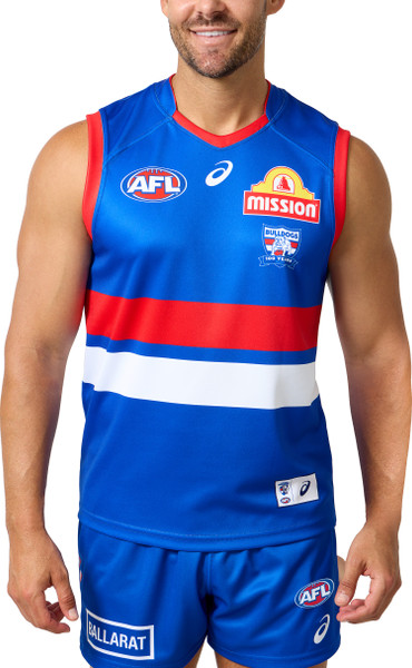 Western Bulldogs Asics 2025 Home Allied Guernsey - Adult