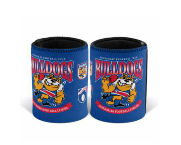 Western Bulldogs Retro Mascot Can Cooler Western Bulldogs Retro Mascot Can Cooler