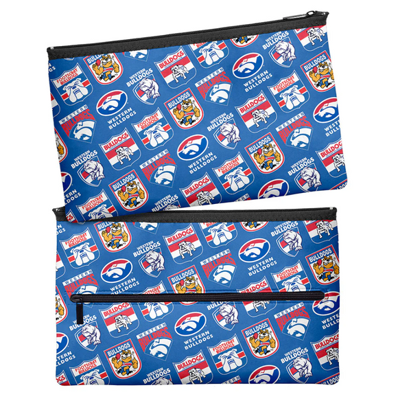 Western Bulldogs Retro Pencil Case Western Bulldogs Retro Pencil Case